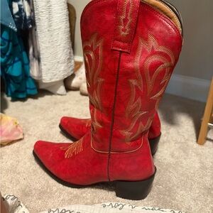 Red Western-Style Women's Boots